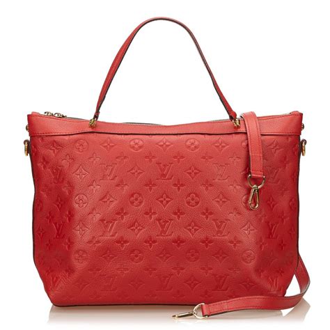 red leather louis vuitton purse|louis vuitton backpack red inside.